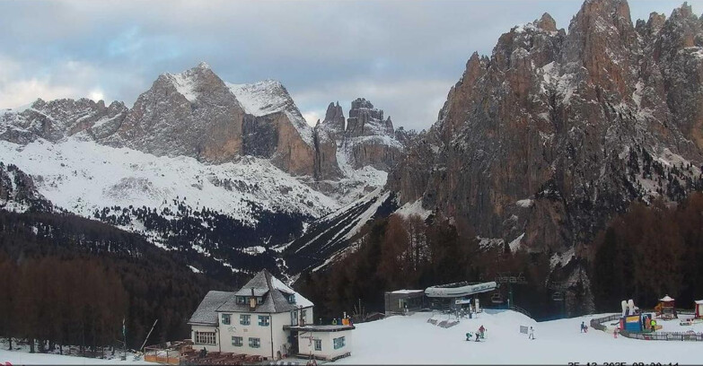 Webcam Vigo di Fassa-Pera-Ciampedìe - Vigo di Fassa - Torri del Vajolet