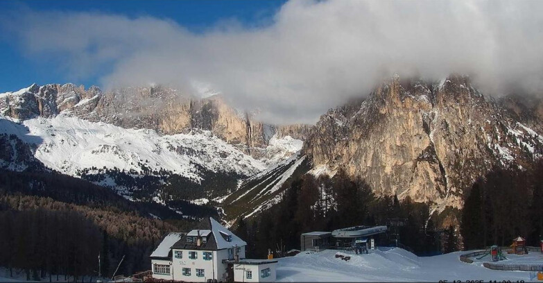 Webcam Vigo di Fassa-Pera-Ciampedìe - Vigo - Torri del Vajolet