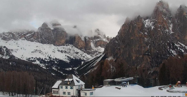 Webcam Vigo di Fassa-Pera-Ciampedìe - Vigo - Torri del Vajolet