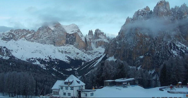Webcam Vigo di Fassa-Pera-Ciampedìe - Vigo di Fassa - Torri del Vajolet