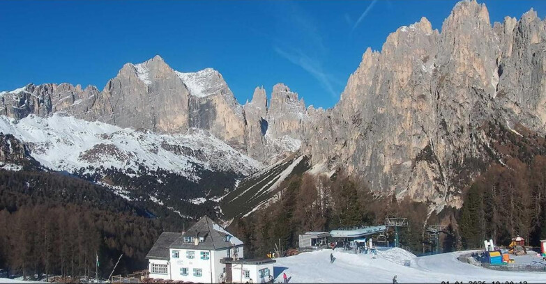 Webcam Vigo di Fassa-Pera-Ciampedìe - Vigo di Fassa - Torri del Vajolet
