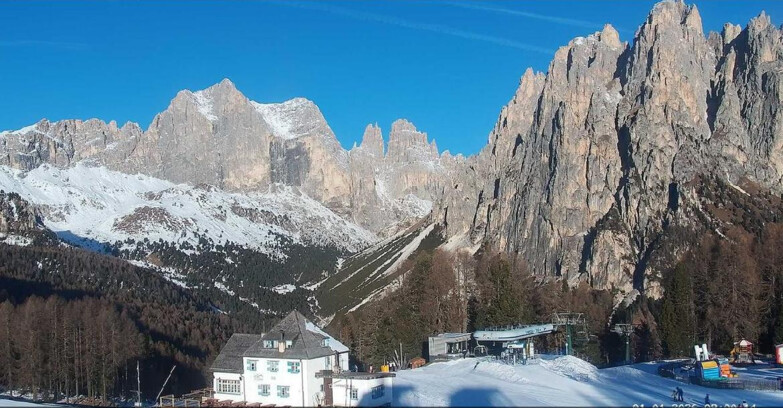 Webcam Vigo di Fassa-Pera-Ciampedìe - Vigo di Fassa - Torri del Vajolet