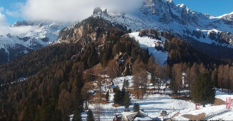 Webcam Vigo di Fassa-Pera-Ciampedìe - Vigo - seggiovia Prà Martin