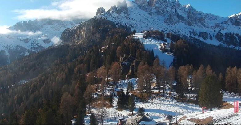 Webcam Vigo di Fassa-Pera-Ciampedìe - Vigo - seggiovia Prà Martin