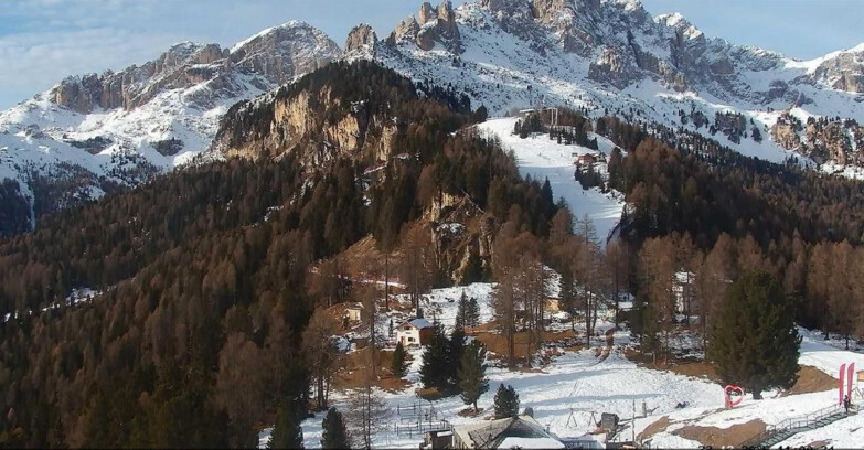 Webcam Vigo di Fassa-Pera-Ciampedìe - Vigo - seggiovia Prà Martin