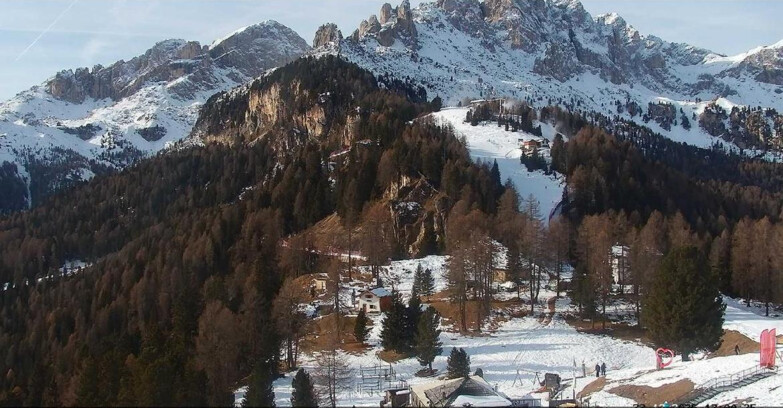 Webcam Vigo di Fassa-Pera-Ciampedìe - Vigo - seggiovia Prà Martin