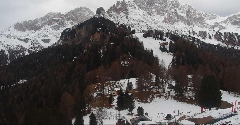 Webcam Vigo di Fassa-Pera-Ciampedìe - Vigo - seggiovia Prà Martin