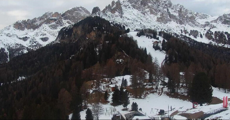 Webcam Vigo di Fassa-Pera-Ciampedìe - Vigo - seggiovia Prà Martin