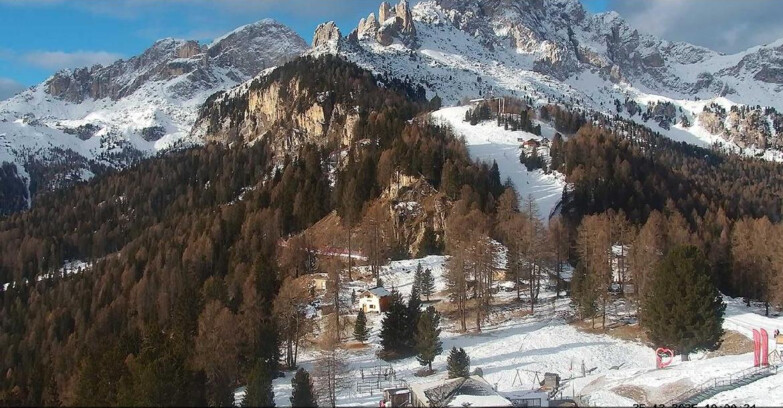 Webcam Vigo di Fassa-Pera-Ciampedie - Vigo - seggiovia Prà Martin 