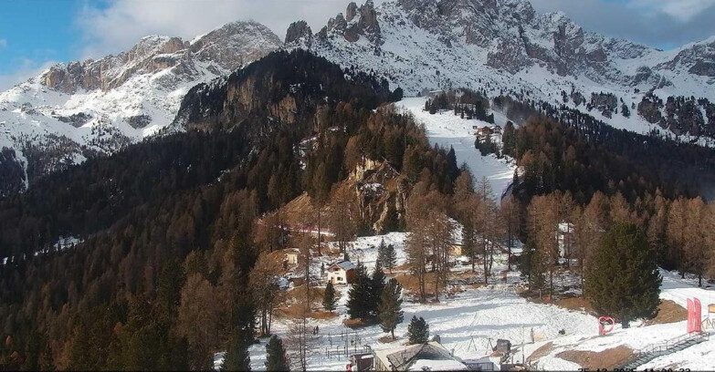 Webcam Vigo di Fassa-Pera-Ciampedie - Vigo - seggiovia Prà Martin 