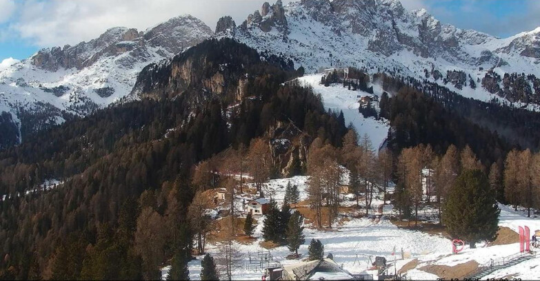 Webcam Vigo di Fassa-Pera-Ciampedie - Vigo - seggiovia Prà Martin 