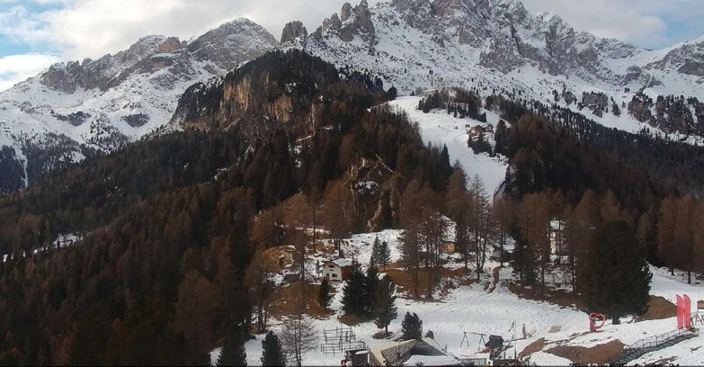 Webcam Vigo di Fassa-Pera-Ciampedie - Vigo - seggiovia Prà Martin 