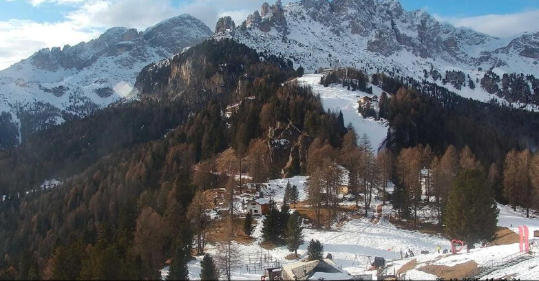 Webcam Vigo di Fassa-Pera-Ciampedie - Vigo - seggiovia Prà Martin 