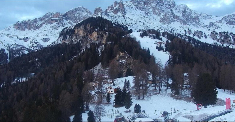 Webcam Vigo di Fassa-Pera-Ciampedie - Vigo - seggiovia Prà Martin 