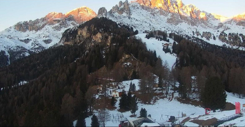 Webcam Vigo di Fassa-Pera-Ciampedìe - Vigo - seggiovia Prà Martin