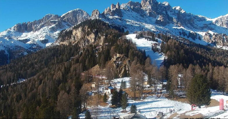 Webcam Vigo di Fassa-Pera-Ciampedie - Vigo - seggiovia Prà Martin