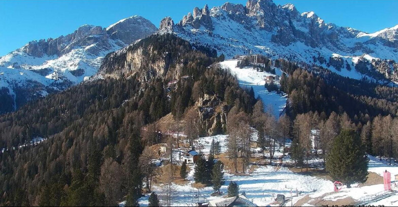 Webcam Vigo di Fassa-Pera-Ciampedie - Vigo - seggiovia Prà Martin