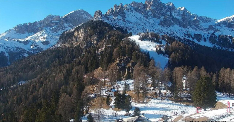 Webcam Vigo di Fassa-Pera-Ciampedie - Vigo - seggiovia Prà Martin