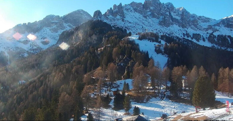 Webcam Vigo di Fassa-Pera-Ciampedie - Vigo - seggiovia Prà Martin