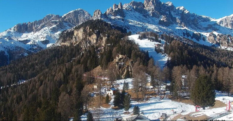 Webcam Vigo di Fassa-Pera-Ciampedie - Vigo - seggiovia Prà Martin 