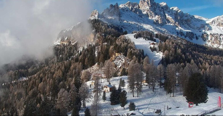 Webcam Vigo di Fassa-Pera-Ciampedìe - Vigo - seggiovia Prà Martin