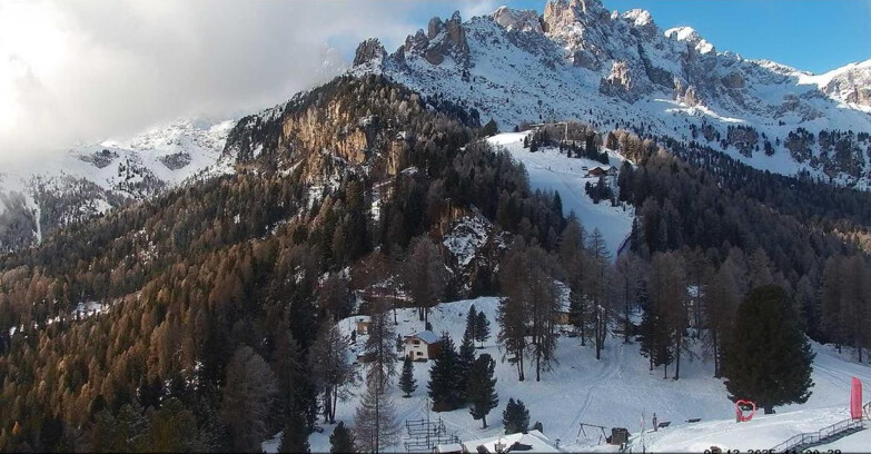 Webcam Vigo di Fassa-Pera-Ciampedie - Vigo - seggiovia Prà Martin