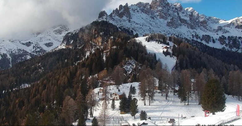 Webcam Vigo di Fassa-Pera-Ciampedie - Vigo - seggiovia Prà Martin