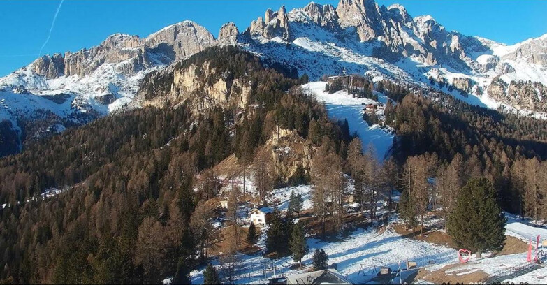 Webcam Vigo di Fassa-Pera-Ciampedie - Vigo - seggiovia Prà Martin