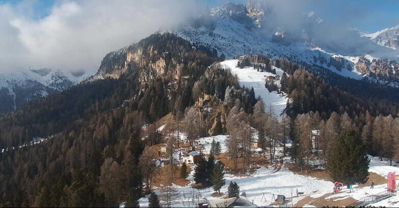 Webcam Vigo di Fassa-Pera-Ciampedìe - Vigo - seggiovia Prà Martin