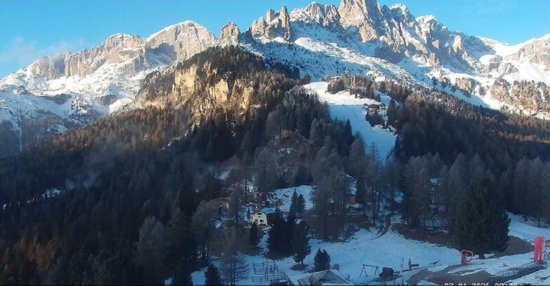 Webcam Vigo di Fassa-Pera-Ciampedìe - Vigo - seggiovia Prà Martin