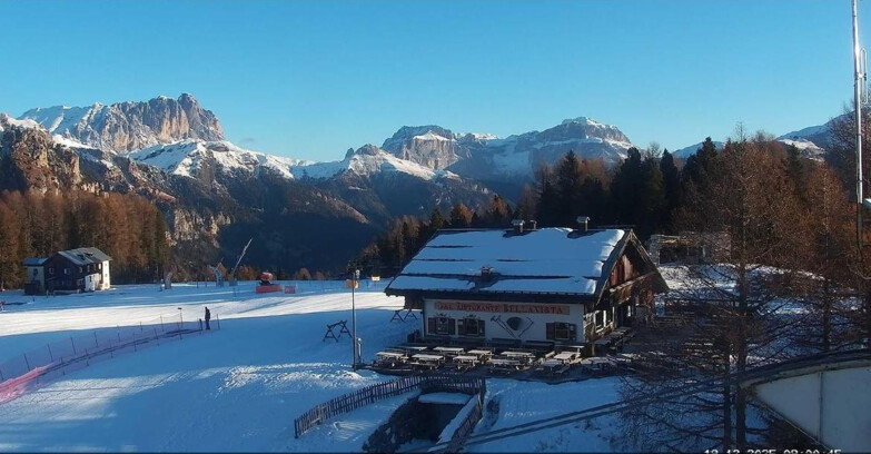 Webcam Vigo di Fassa-Pera-Ciampedìe - Vigo - verso Sassolungo e Pordoi