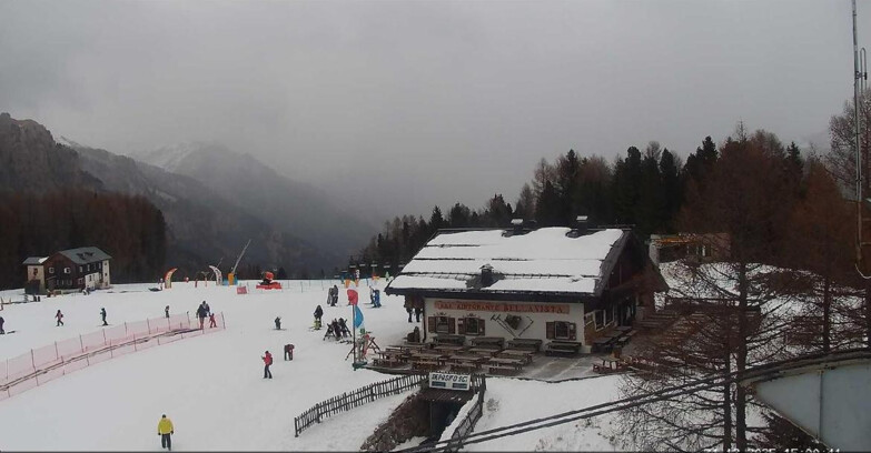 Webcam Vigo di Fassa-Pera-Ciampedìe - Vigo - verso Sassolungo e Pordoi