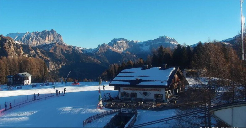 Webcam Vigo di Fassa-Pera-Ciampedìe - Vigo - verso Sassolungo e Pordoi