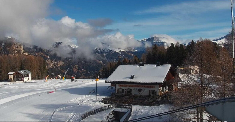 Webcam Vigo di Fassa-Pera-Ciampedie - Vigo - verso Sassolungo e Pordoi