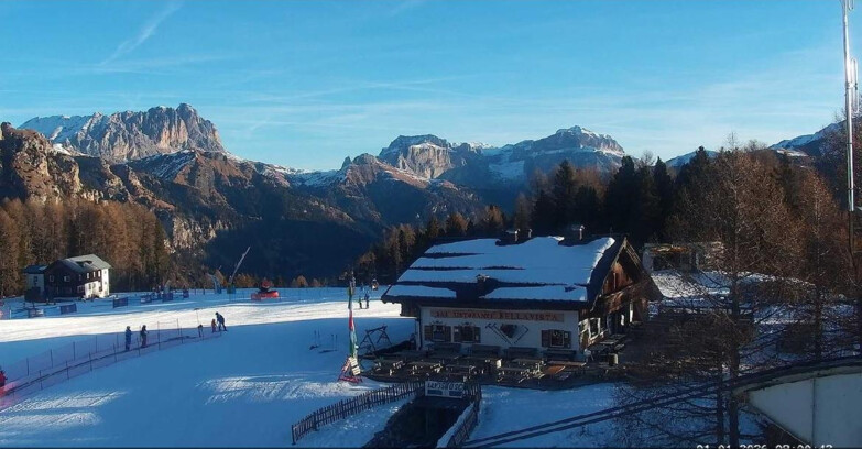 Webcam Виго-ди-Фасса-Пера-Чампедие  - Vigo - verso Sassolungo e Pordoi