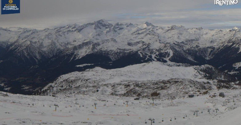Webcam Madonna di Campiglio (Skiarea Campiglio Dolomiti di Brenta - Val di Sole Val Rendena) - Grostè Area
